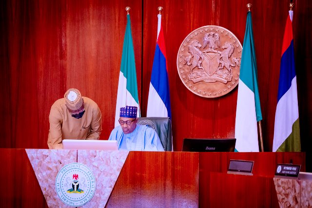 President Buhari congratulates Boss Mustapha