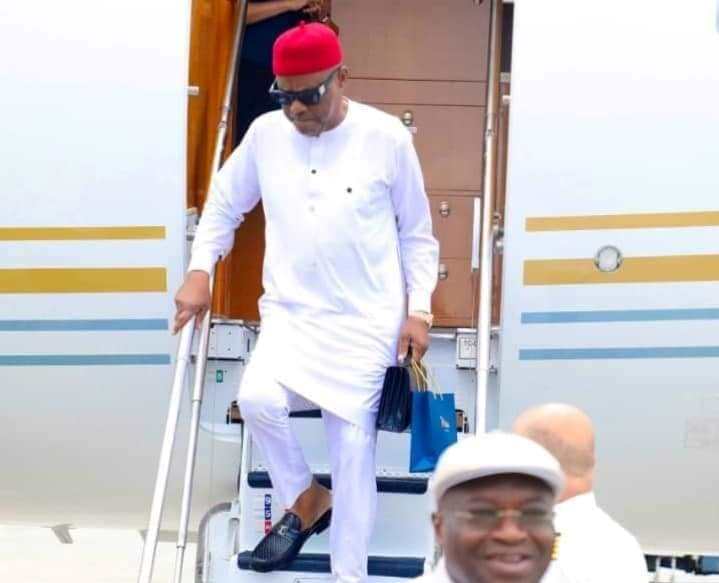 Wike arrives from Turkey