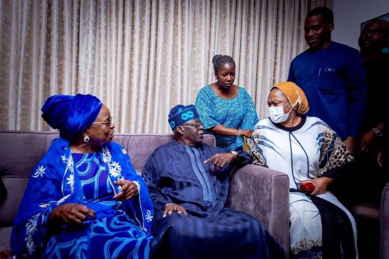 Tinubu at Kemi Nelson's residence