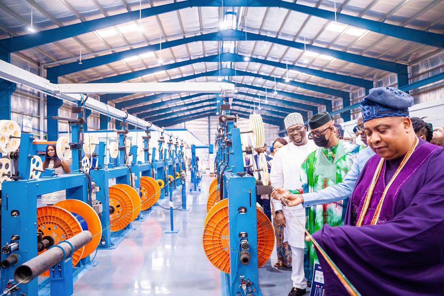 First W/Africa’s first fibre optic factory takes off in Ogun P.M. News