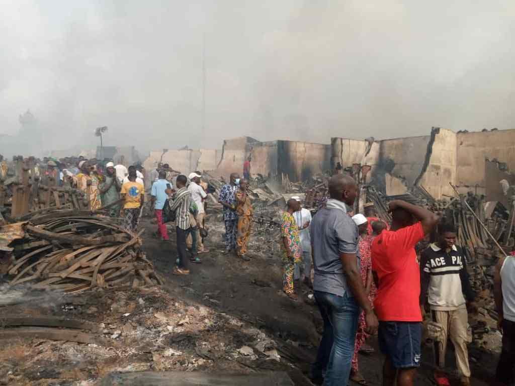 Stored petrol aided fire at Bodija Market- Fire Service - P.M. News