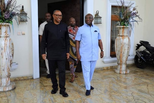 Obi and Ikpeazu after the meeting