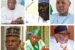 Clockwise from top left: Adamu, Lawal, Masari, Shettima, Ganduje and Akeredolu