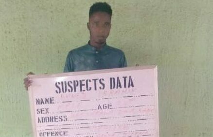 Ahmed Ibrahim: arrested for stealing nine plasma television sets from three different hotels in Edo and Lagos states.