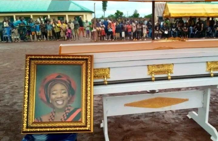 Ada Ameh's funeral