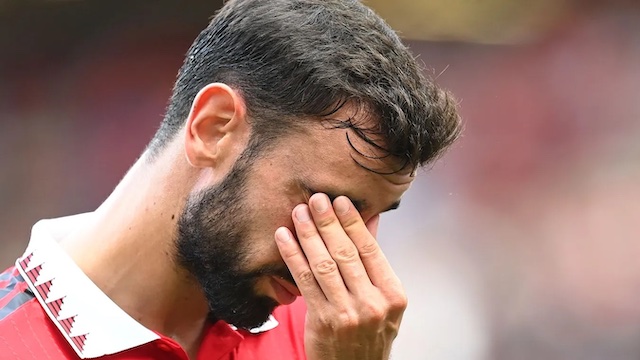 Bruno Fernandes disappointed