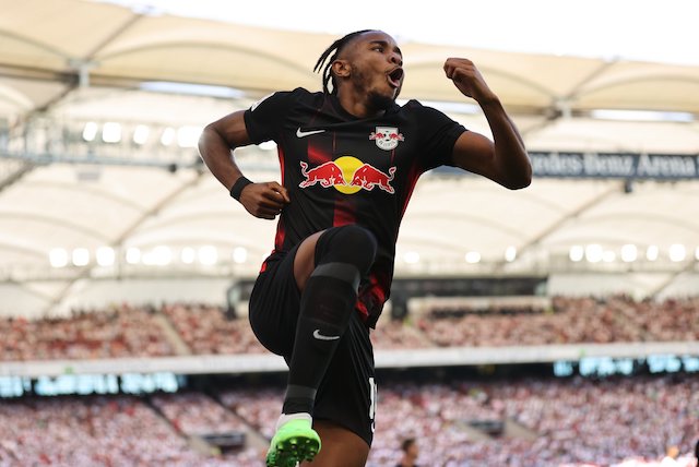 Christopher Nkunku opens scoring for RB Leipzig