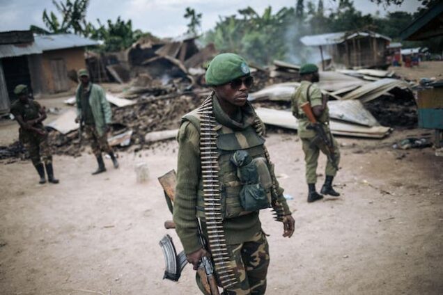 Congo DR soldiers in east of the country
