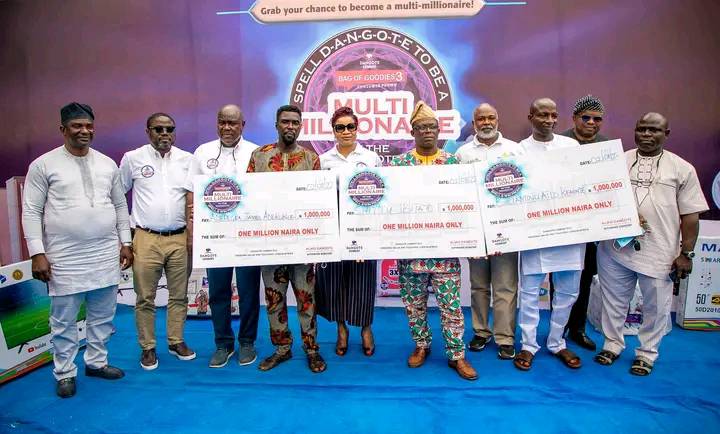 6 millionaires emerge from Dangote Cement Promo