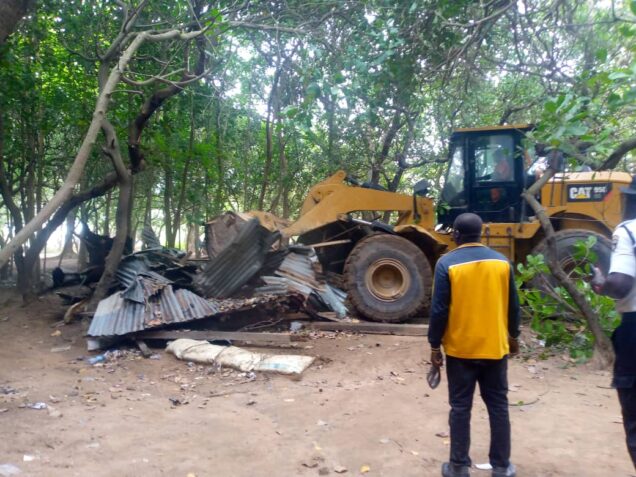 The forest suspected to be haven for bandits being cleared by the FCT Administration