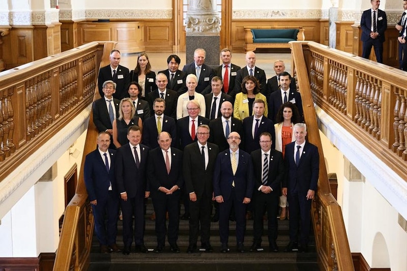 European defence Ministers at Copenhagen meeting
