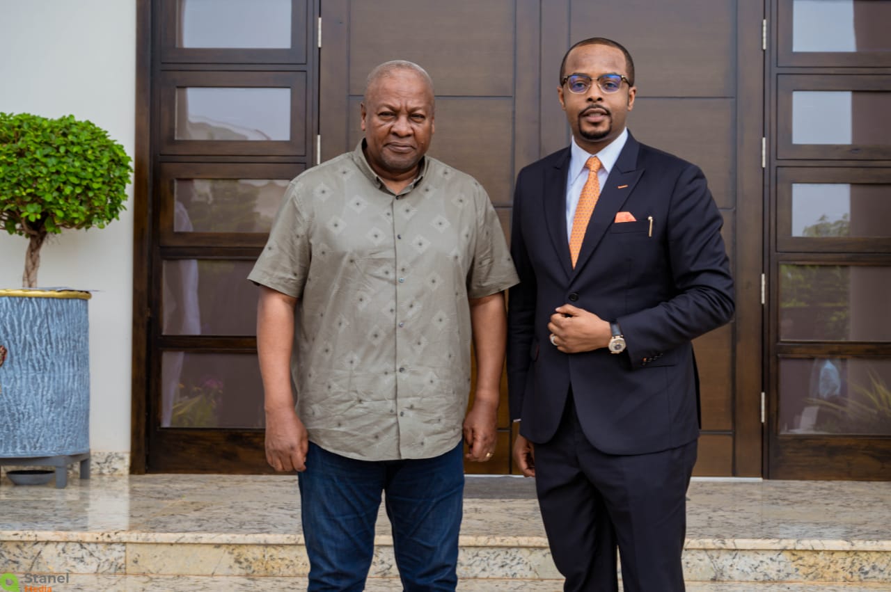 Dr Stanley Uzochukwu visits Ghana, meets ex-President Mahama