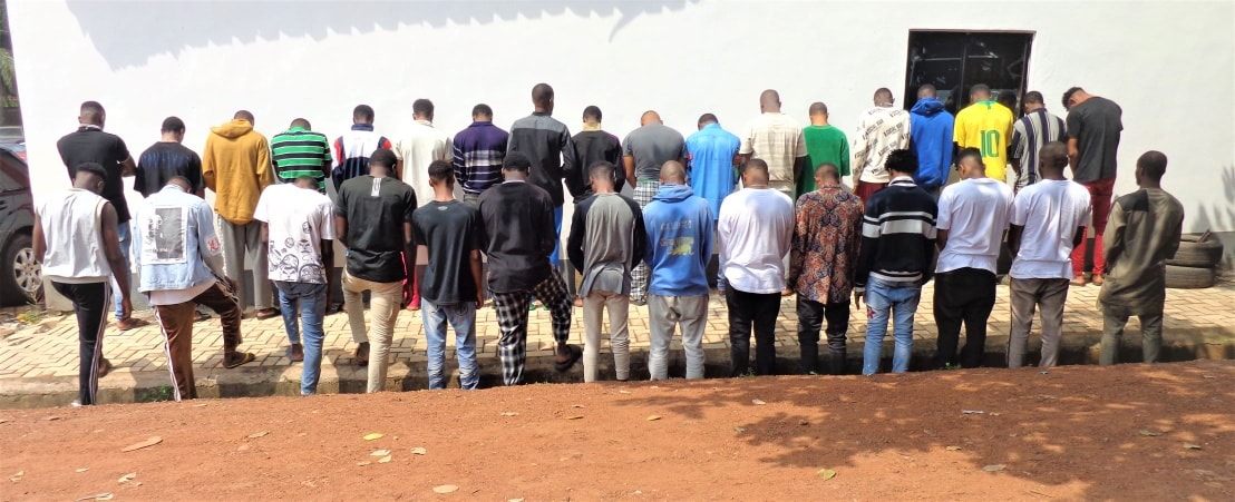 31 internet fraudsters arrested in Enugu