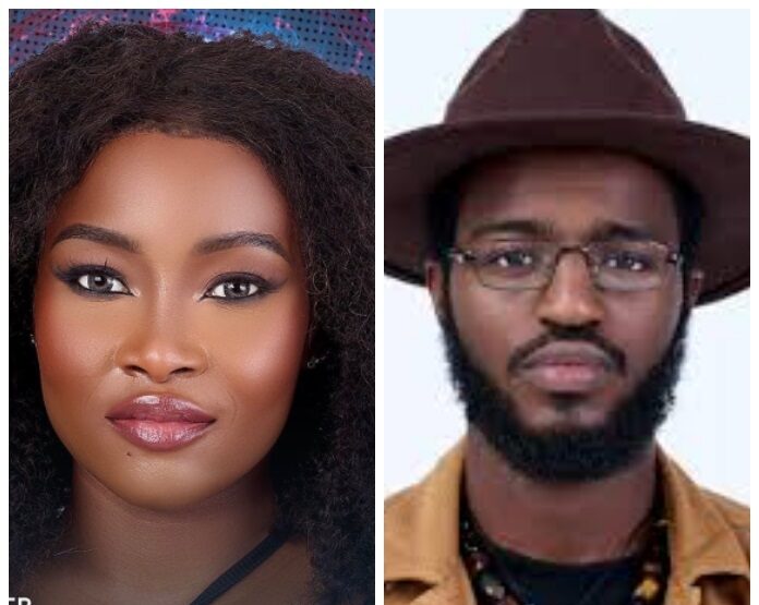 Ilebaye and Khalid: evicted from the BBNaija house.