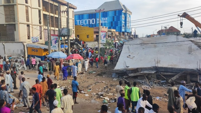 Kano collapsed building