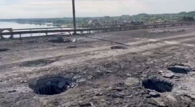 Kherson Oblast bridges destroyed by Ukraine