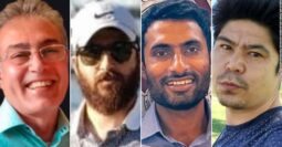 Victims of  Albuquerque killings L-R Muhammed Ahmadi, Naeem Hussain, Afzaal Hussain, Aftab Hussein