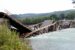 Vehicles fall into river after wooden bridge collapses in Norway