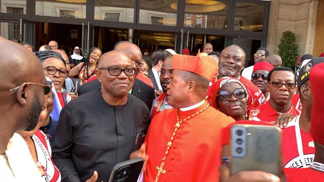 Obi with Cardinal Okpaleke in Rome