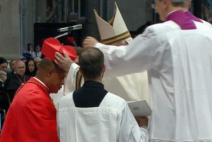 Pope Francis crowned Okpaleke Cardinal