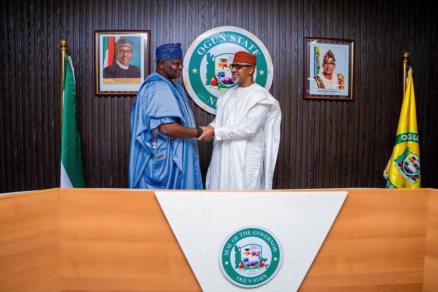 Olota hails Gov. Abiodun, pledges support for second term bid