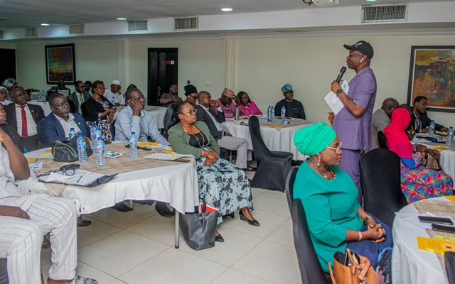 Stakeholders being addressed at the event