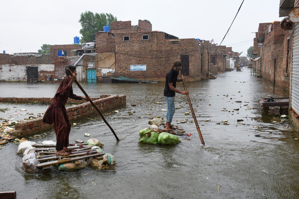 Some victims of flood incidents in Pakistan