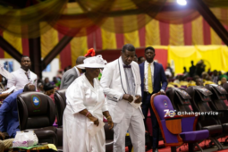 Pastor Adeboye and wife, Folu at the end of RCCG 2022 Convention