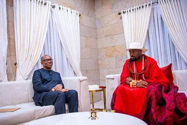 Peter Obi and Olu of Warri