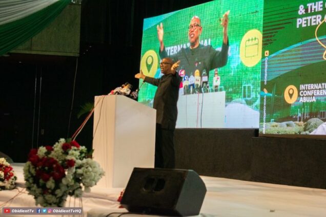 Peter Obi at the Abuja Conference