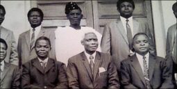 RCCG Founder, Reverend Akindayomi, sitting, second right, and other ministers in the early days