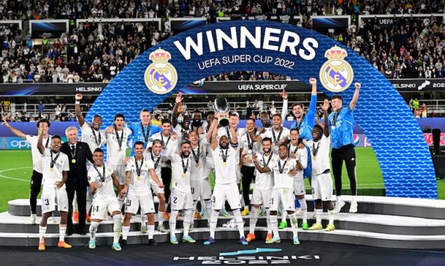 Real Madrid win UEFA Supercup, beat Eintracht Frankfurt - P.M. News