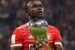 Sadio Mane with Bayern's German super Cup