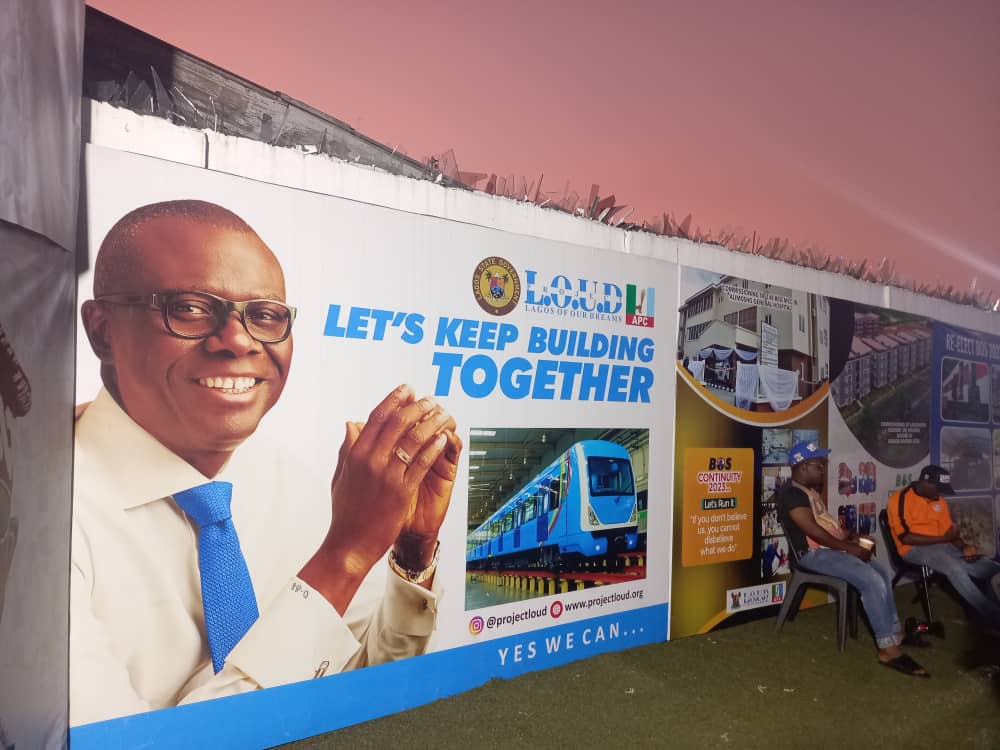The campaign office for Sanwo-Olu