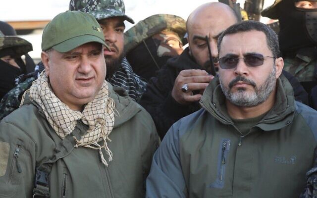 Senior Palestinian Islamic Jihad commanders Khaled Mansour (right) and Tayseer Jabari (left) killed by Israel