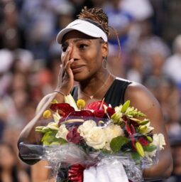 Serena Williams weeps in Toronto