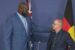 Shaquille O'Neal with Australian PM Albanese