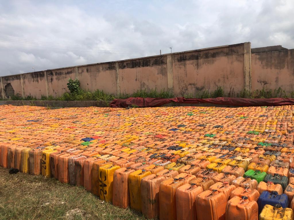 Customs intercepts 119,940 liters of petrol along Badagry creeks
