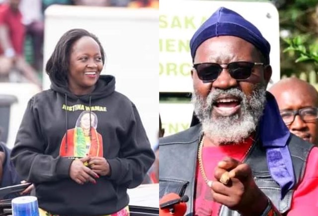 Wajackoyah with running mate Justina Wamae