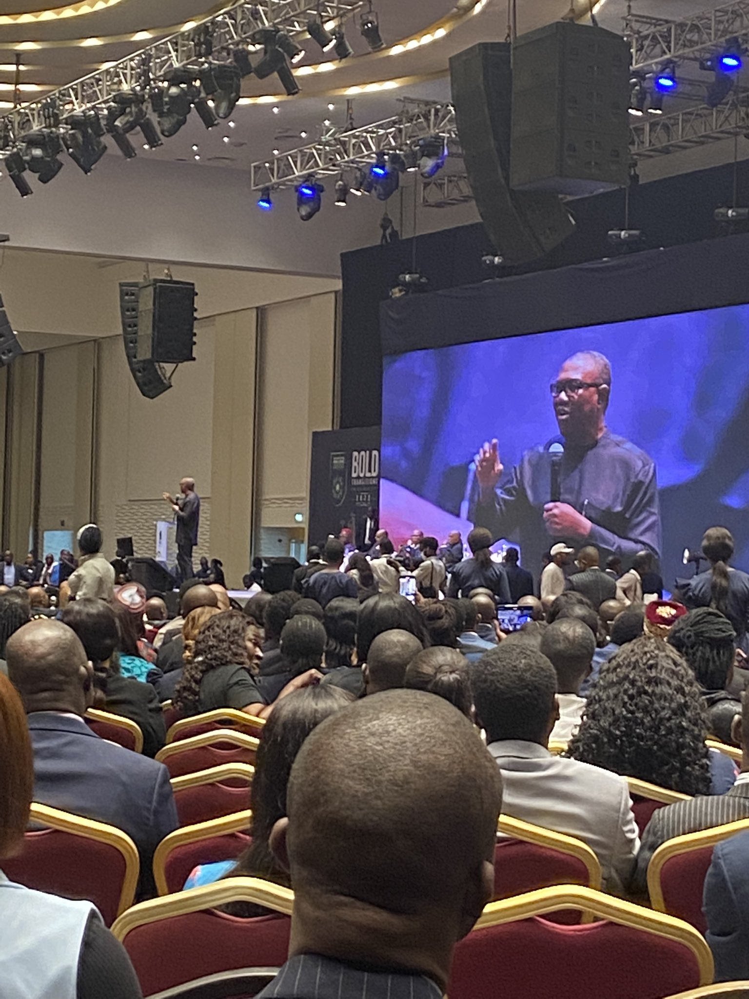 NBA Conference: Peter Obi receives rousing welcome, Atiku, others present 