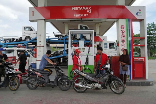 fuel station in Indonesia