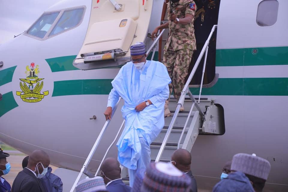 President Buhari in Borno