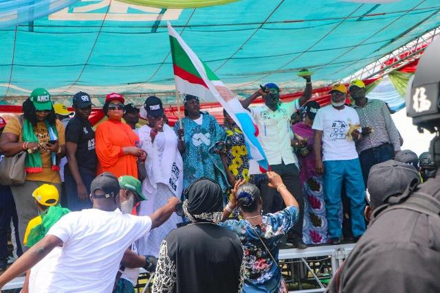 APC supporters during the rally