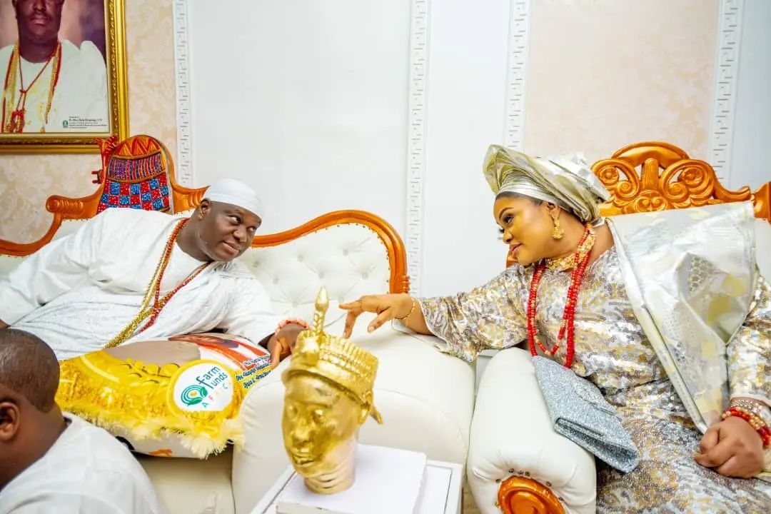 Ooni with his new wife