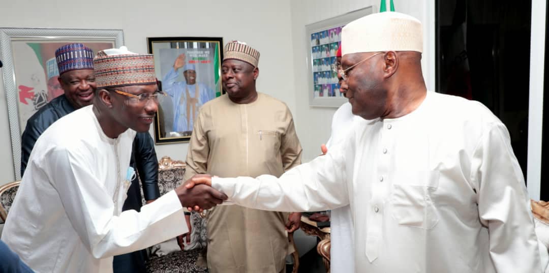 The PDP's presidential candidate with a governorship candidate