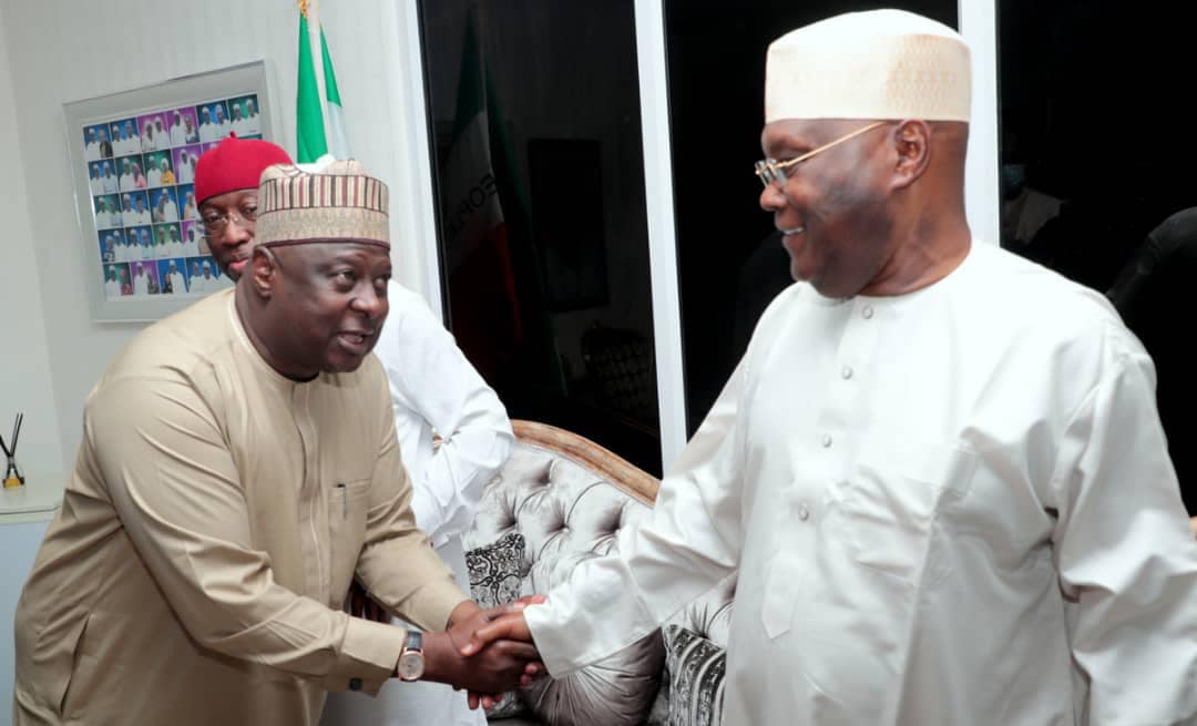The PDP's presidential candidate with a governorship candidate