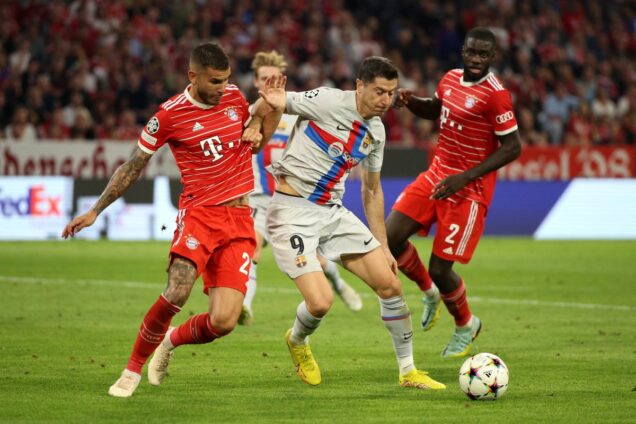 Bayern Munich kept their recent good record against FC Barcelona in the UEFA Champions League with a 2-0 win on Robert Lewandowski’s return to the Allianz Arena on Tuesday.