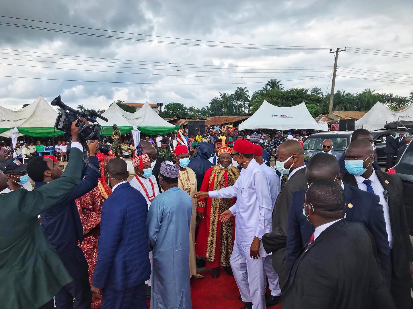 Buhari welcomed in Imo