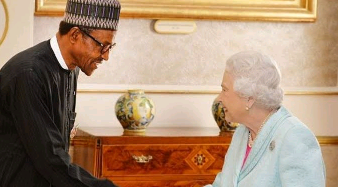 Buhari and Queen Elizabeth