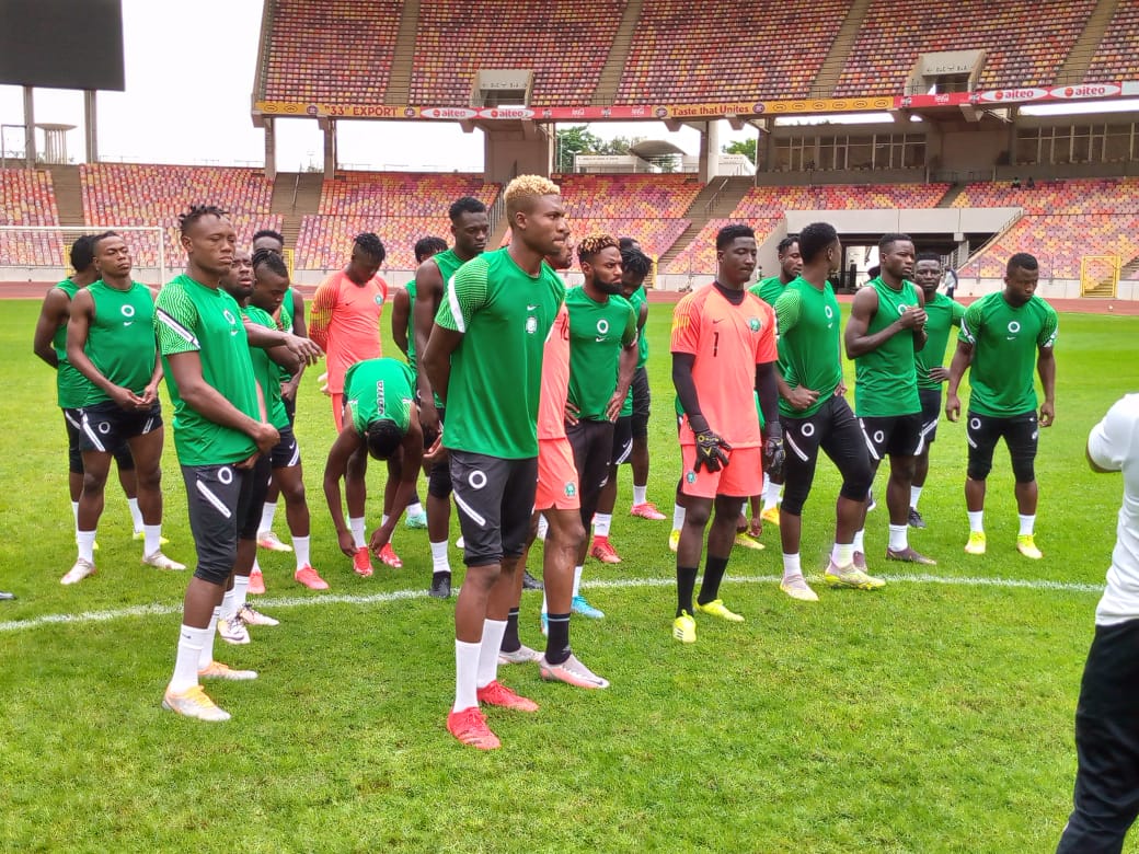 Eagles train under heavy rainfall ahead of uphill battle against Ghana